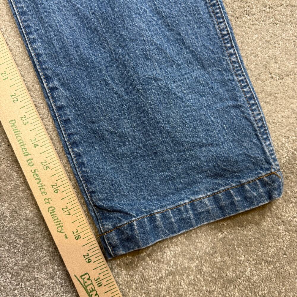 Madewell 90s Straight Utility Jeans Fenwood Wash Comfort Stretch Sz 29 Boho Chic - Picture 14 of 16
